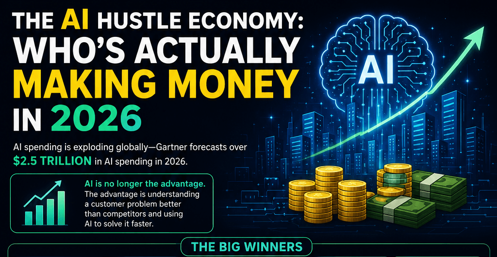 The AI Hustle Economy: Who's Actually Making Money in 2026